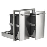 Coyote 26" Pull-Out Trash and Recycle - C3-TC